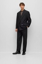 Thumbnail for your product : HUGO BOSS Slim-fit shirt in houndstooth stretch cotton