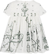Thumbnail for your product : Dolce & Gabbana Outdoor-Garden-Print Poplin Dress-WHITE