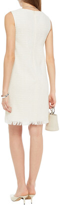 Boutique Moschino Frayed Tweed Mini Dress