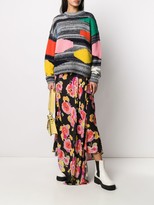 Thumbnail for your product : Essentiel Antwerp Floral Print Draped Skirt
