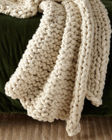 Chunky Knit Throw Shopstyle