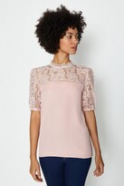 Thumbnail for your product : Coast Sleeved Lace Shell Top