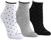 Thumbnail for your product : Calvin Klein Dot Anklet Socks 3 Pack