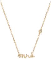 Thumbnail for your product : Sydney Evan Shy by Mrs Necklace with Diamond Bezel