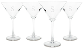 Thumbnail for your product : Cathy's Concepts Monogram Martini Glasses (Set of 4)
