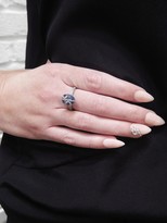 Thumbnail for your product : Cathy Waterman Oval Blue Sapphire Bamboo Engagement Ring
