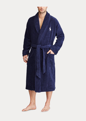 Big pony cotton terry robe Clearance