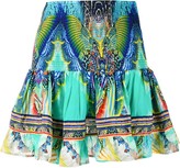 Thumbnail for your product : Camilla Reef Warrior-print silk skirt