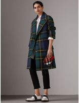 Thumbnail for your product : Burberry Medium Zip-top Check Technical Pouch