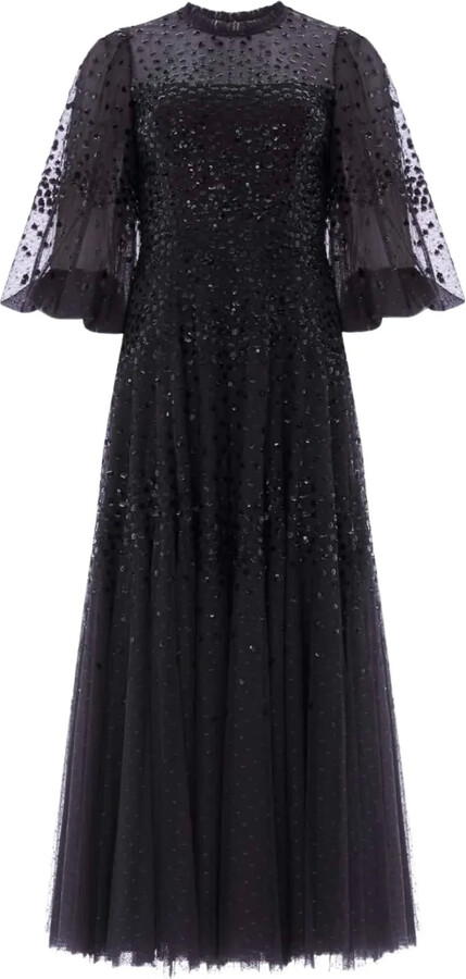 Needle & Thread Sequin-Embellishment Maxi Dress