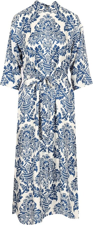 S Max Mara 'S Max Mara Camelia All-Over Patterned Dress