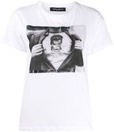 Thumbnail for your product : Frankie Morello David Bowie print T-shirt
