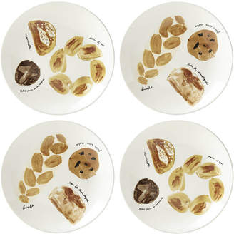 Kate Spade CLOSEOUT! All in Good Taste 4-Pc. Freshly Baked Bread Accent Plates