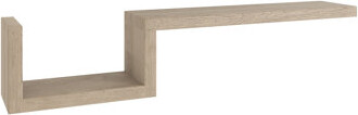 Aqua Teak Manada Mist-Shield Contemporary Teak Wall Shelf