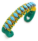 Thumbnail for your product : Elizabeth Cole Navette Cuff Bracelet