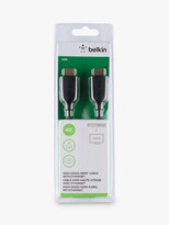 Thumbnail for your product : Belkin F3Y021BT1M 3D and 4K Compatible, High Speed, Gold-Plated HDMI Cable, 1m, Black