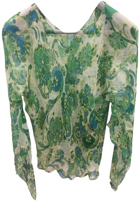 Dolce & Gabbana Green Silk Swimwear for Women