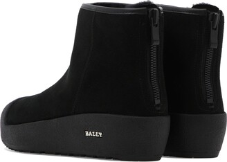 Bally Womens Black Other Materials Ankle Boots