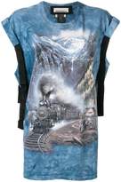 Thumbnail for your product : Night Market landscape print T-shirt