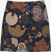 Bohemia Bloom Viscose Mini Skirt 