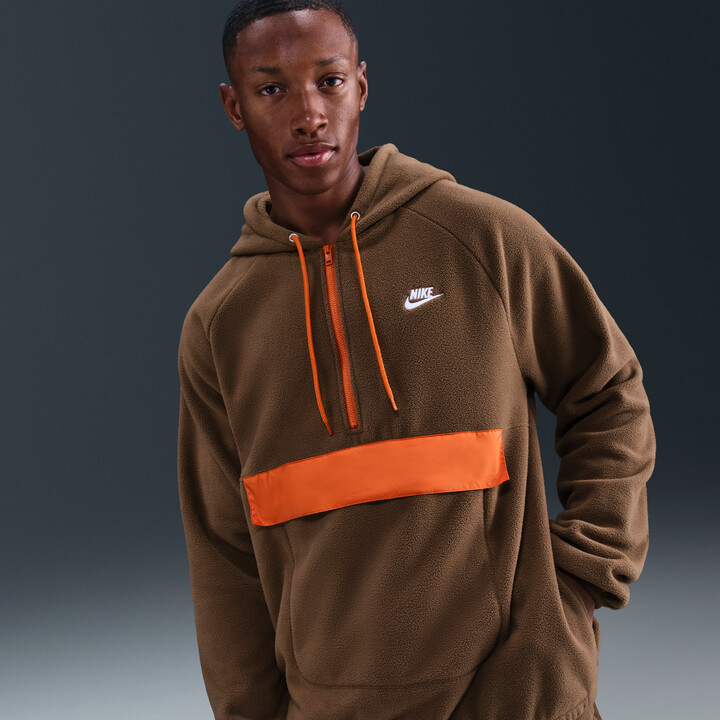 brown nike sweater mens
