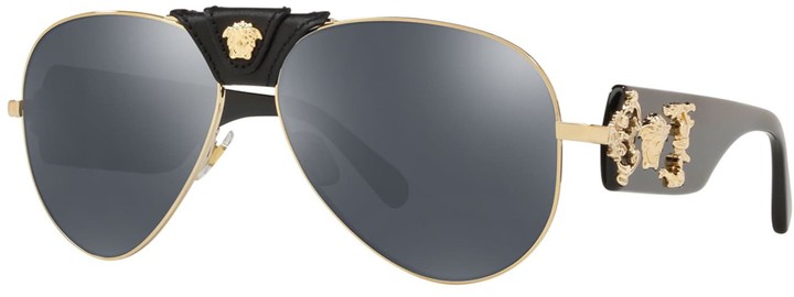 versace medusa aviator sunglasses