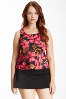 Thumbnail for your product : Beach Belle Oasis Tankini Top - Plus Size