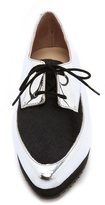 Thumbnail for your product : Loeffler Randall Calla Mirrored Platform Oxfords