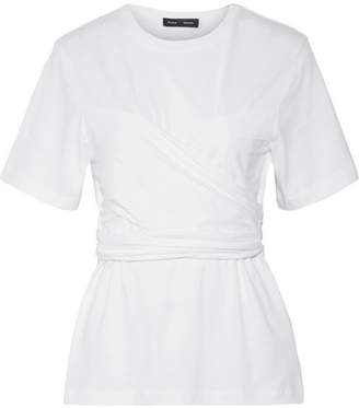 Proenza Schouler Layered Cotton-jersey T-shirt - White