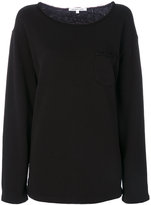 Helmut Lang - raw-edge detail sweatshirt