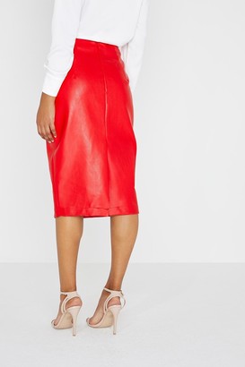 Outrageous Fortune PU Pencil Skirt