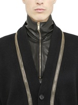 Thumbnail for your product : Alexander McQueen Zipped Wool Merino & Cashmere Cardigan