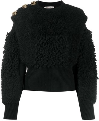 Ports 1961 Fully Fashioned textured knit jumper