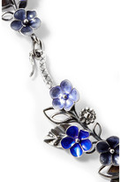 Thumbnail for your product : Bottega Veneta Enameled Silver Necklace