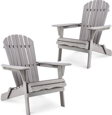 Red Barrel Studio 2 Wooden Patio Chair For Backyard Lawn. Classic Look Spacious Seat. Foldable & Portable. Half Assembled. Honey Brown Color Folding Garden Chairs Of