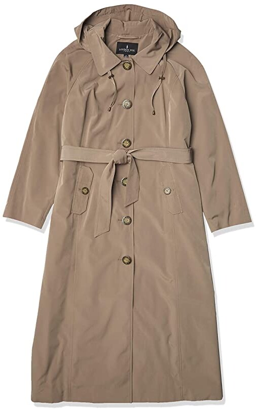 London Fog Long Singlebreasted Trench Coat ShopStyle