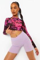 Thumbnail for your product : boohoo Panelled Cycling Shorts