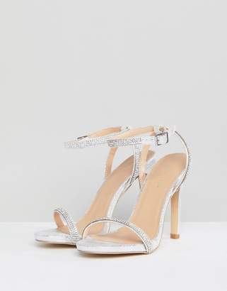New Look Barely There Gem Straps Sandal