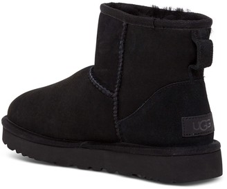 black leather uggs