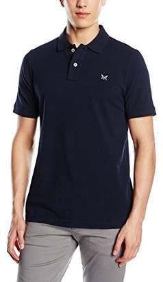 Crew Clothing Men's Classic Pique Short Sleeve Polo Shirt, Blue (Navy)