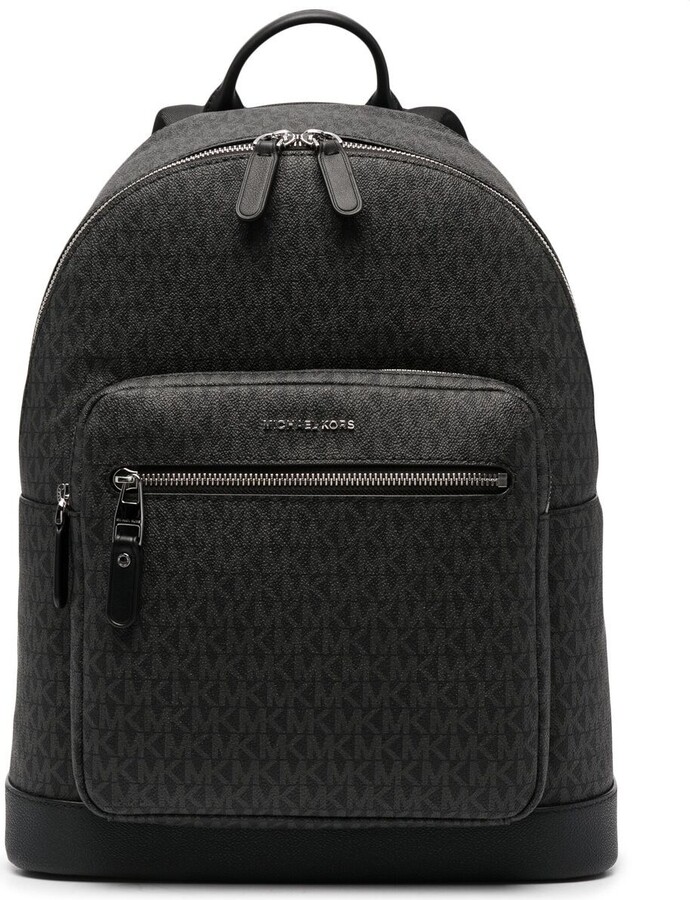 BRKLYN Emblem Laser Engraved Leather Backpack in Cognac — Hudson & Kings