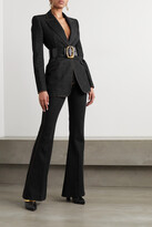 Thumbnail for your product : Alexander McQueen High-rise Flared Jeans - Black