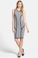 Thumbnail for your product : Marc New York 1609 Marc New York by Andrew Marc Jacquard Sheath Dress