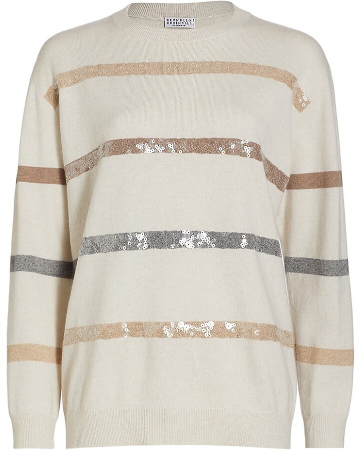 Striped Sleeve Sweater | Shop the world's largest collection of 