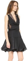 Thumbnail for your product : Cushnie Georgette and Lace Top
