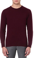 Thumbnail for your product : John Smedley Cashmere crew-neck jumper Italian plum