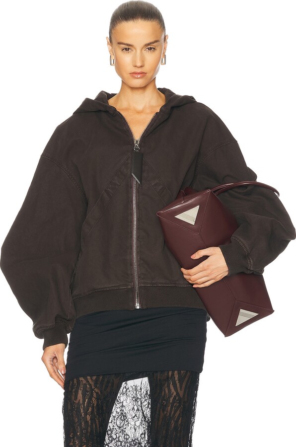 THE ATTICO Bomber Jacket in Brown