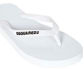 Thumbnail for your product : DSQUARED2 Logo Rubber Flip Flops