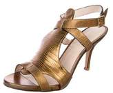 Thumbnail for your product : Elizabeth and James Embossed Leather Sandals