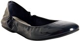Thumbnail for your product : Delman navy patent leather 'Mona' flats